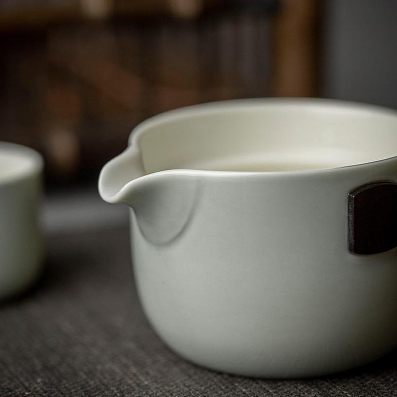 Ceramic Quick Tea Cup One Pot Two Cups Portable Kung Fu Tea Set