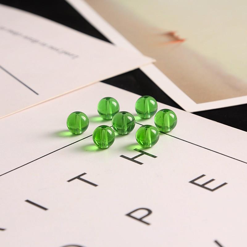 Faceted Glass Crystal Beads - 4/6/8/10/12mm Round for DIY Jewelry Making