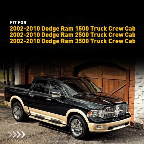 Gray Window Bezel Switch 2X Control Panel Fit Dodge Ram 02-10 1500-3500