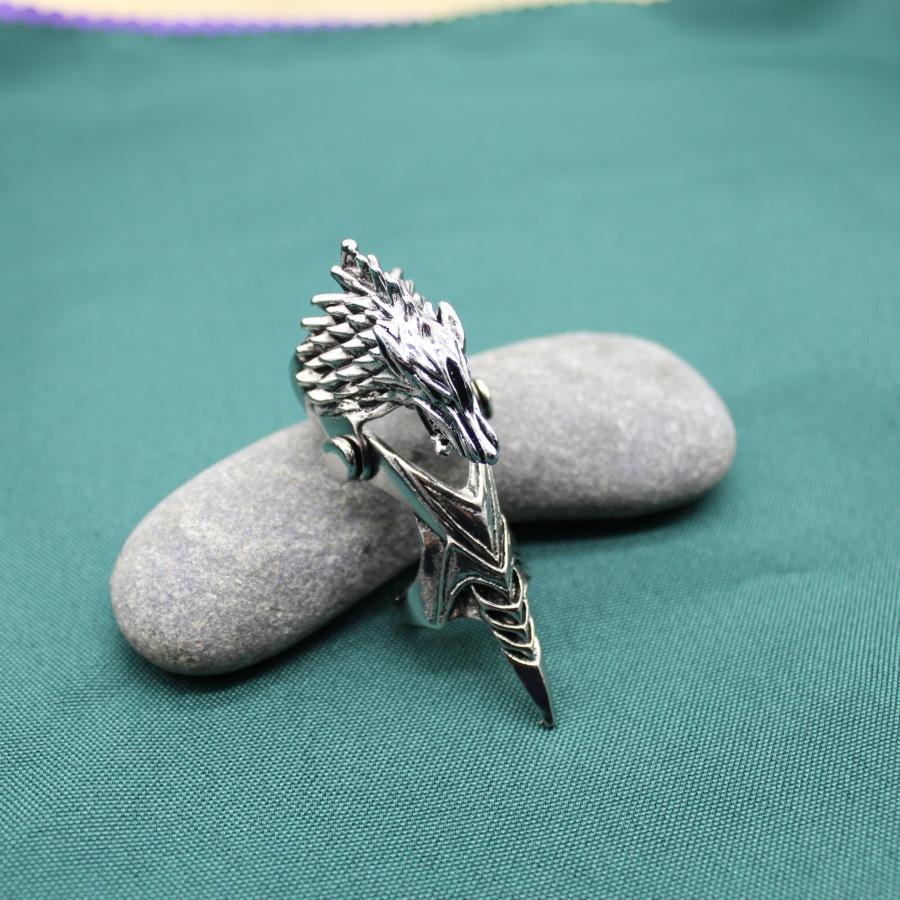 

Кольцо для вечеринки, мужское кольцо для доминирования, женское кольцо для самообороны, кольцо с изображением животного one size fits all