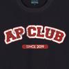 ASTRAL PROJECTION Ap Club Oversized Long Sleeve T-Shirt_Charcoal