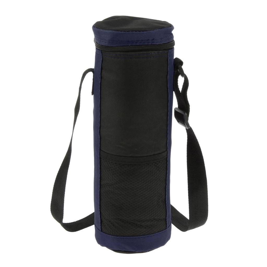 Portable 2L Wine Cooler Bag Camping Travel Insulated Tote Lightweight Cylinder Bottle
