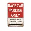 Vintage 3D Metal Car Poster Wall Art Garage Decor