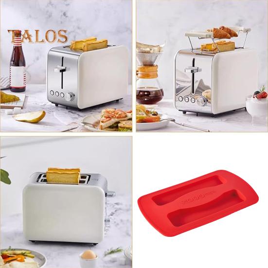 2 Pcs Silicone Toaster Covers Bread Machine Cover Washable Lid Kitchen Appliance Covers for 2-Slice Toaster Dust Protection Easy Handling