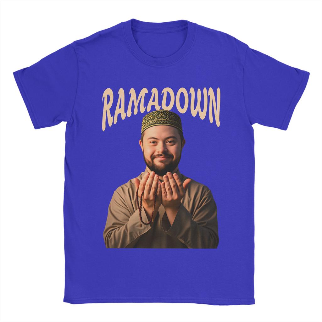 RAMADOWN MEME T Shirts Men Cotton Funny TShirt Round Collar  Tee Shirt Short Sleeve Tops New Arrival