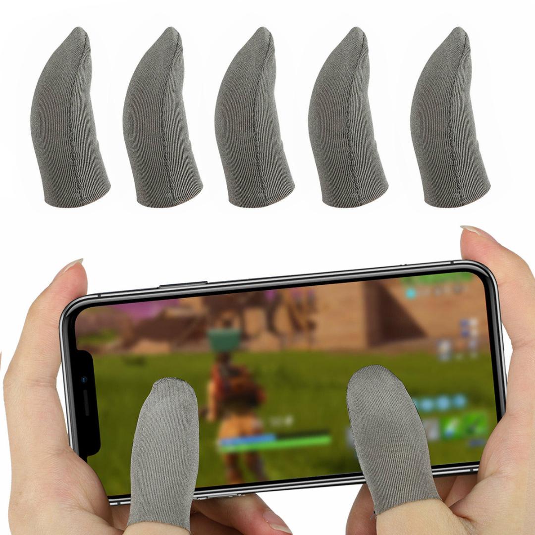 

PDTO 5шт мобильный телефон палец рукав игровой контроллер сенсорный экран перчатки для PUBG