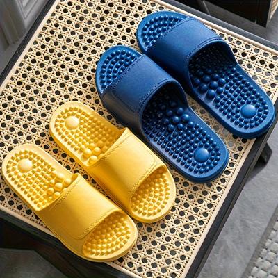 Ultra Comfy Unisex Massage Slippers Breathable Open-Toe Design, Non-Slip Soles,  Perfect for Indoor Activities, Men's & Women's Casual Home Shoes