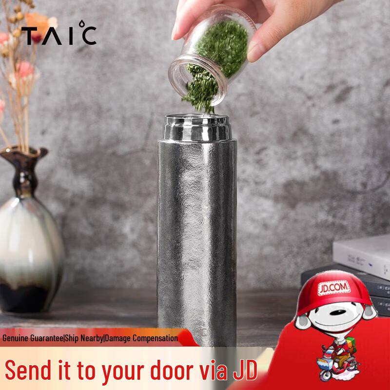 TAIC Pure Titanium Vacuum Insulated Thermal Mug