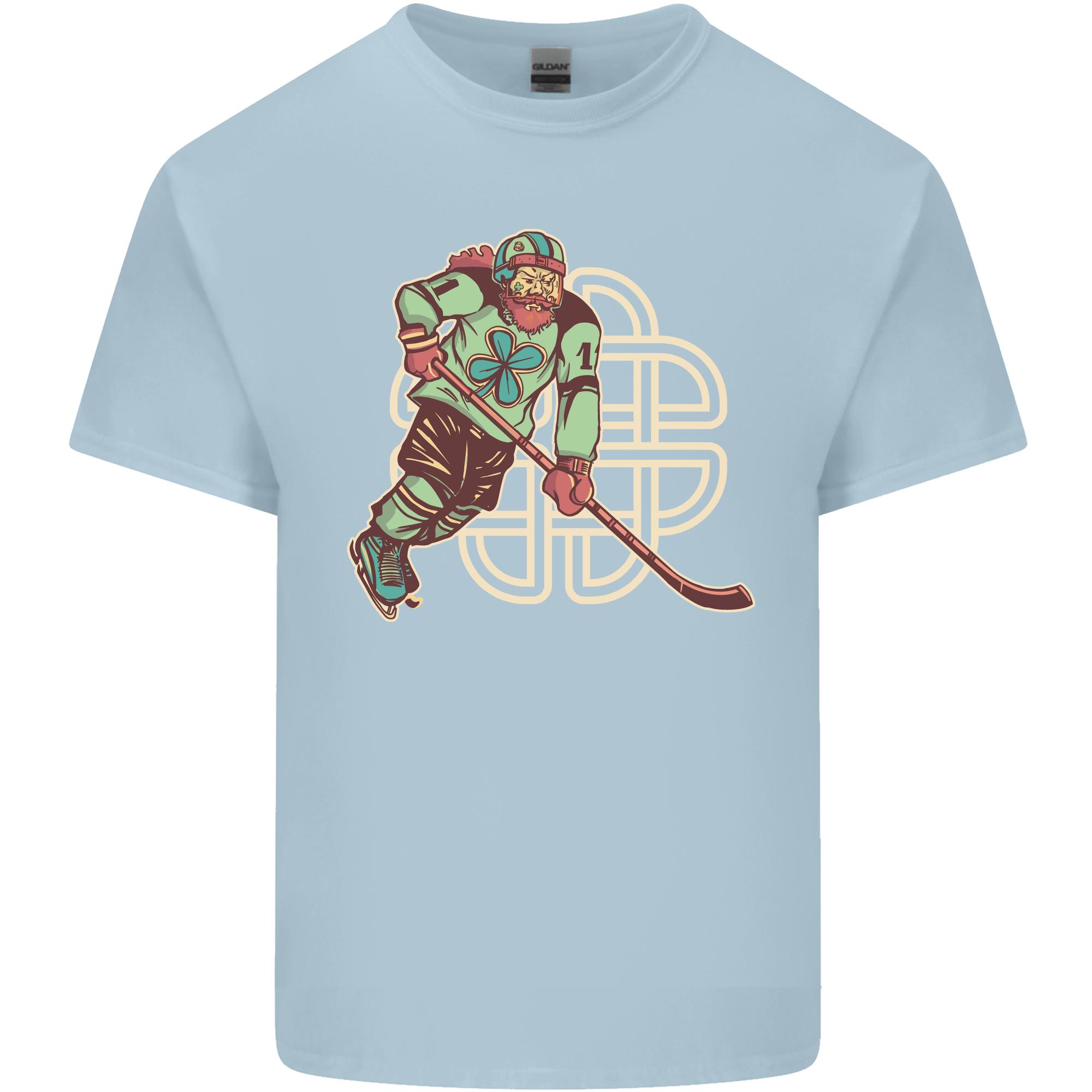 St Patricks Day Ice Hockey Unisexs Light Cotton TShirt S