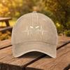 Heartbeat Drummer Pattern Baseball Cap Unisex Duckbill Hat for Outdoor Sports Fitness Travel