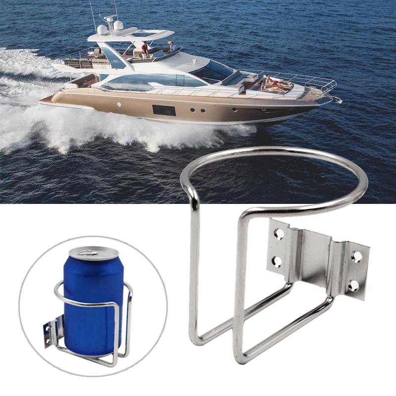 Buy 1X Stainless Steel Boat Ring Cup Drink Holder For Marine Yacht Truck RV Silver at affordable