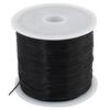 24m Black Stretch Elastic Line Round Beading Cord String Rope Thread Spool Wire