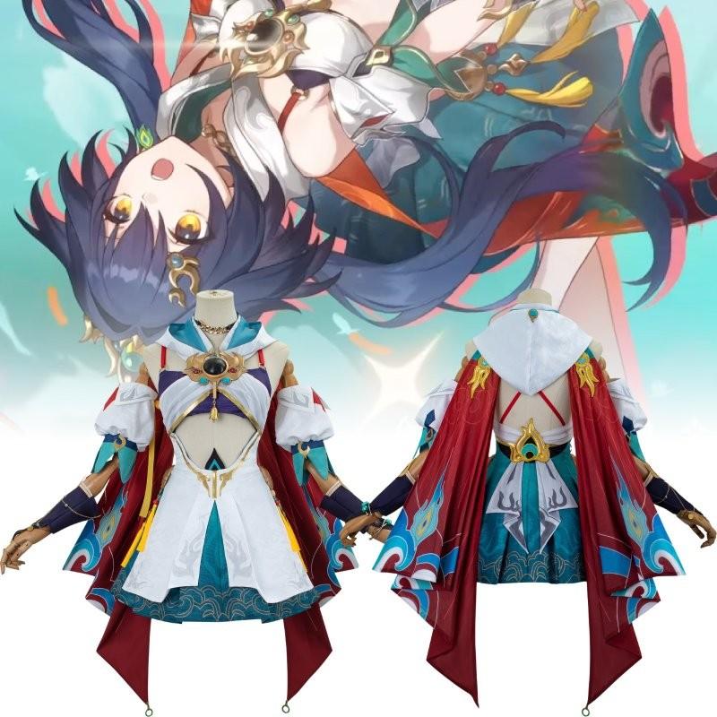 Rail Star Honkai Character Yunli Role Play Cosplay Costume Performance Clothes