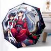 Printed Inuyasha & KagomePrinted Folding Umbrella,Outdoor,Leisure,And Travel Umbrella,Durable Umbrella Fabric,Birthday And Holiday Gift