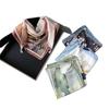 Potato Shiny National Style Silk Scarf Magnetic Buckle Necklace Pendant Square Scarf Neck Scarf Shawl Dual-purpose Sunscreen Scarf