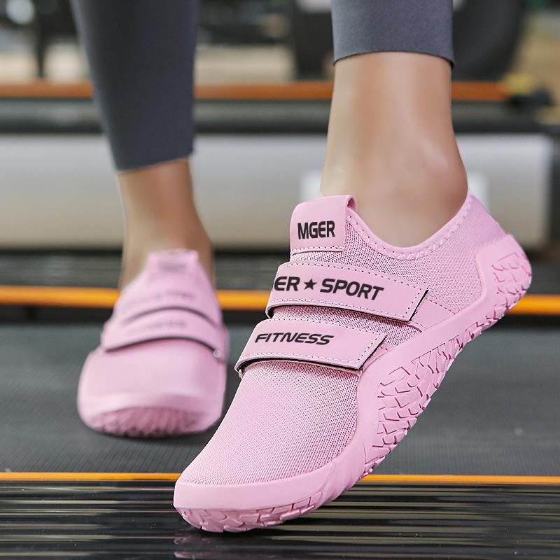 Scarpe Fitness Indoor da Uomo e Donna Sollevamento Pesi Traspiranti Antiscivolo Scarpe per Stacco da Terra Squat a Piedi Nudi Yoga Tapis Roulant Scarpe per Allenamento Completo