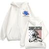Anime JoJo Bizarre Adventure STEEL BALL RUN Johnny Joestar Mikiny na zip Pánské Dámské Oblečení Mikina na zip Bunda Streetwear