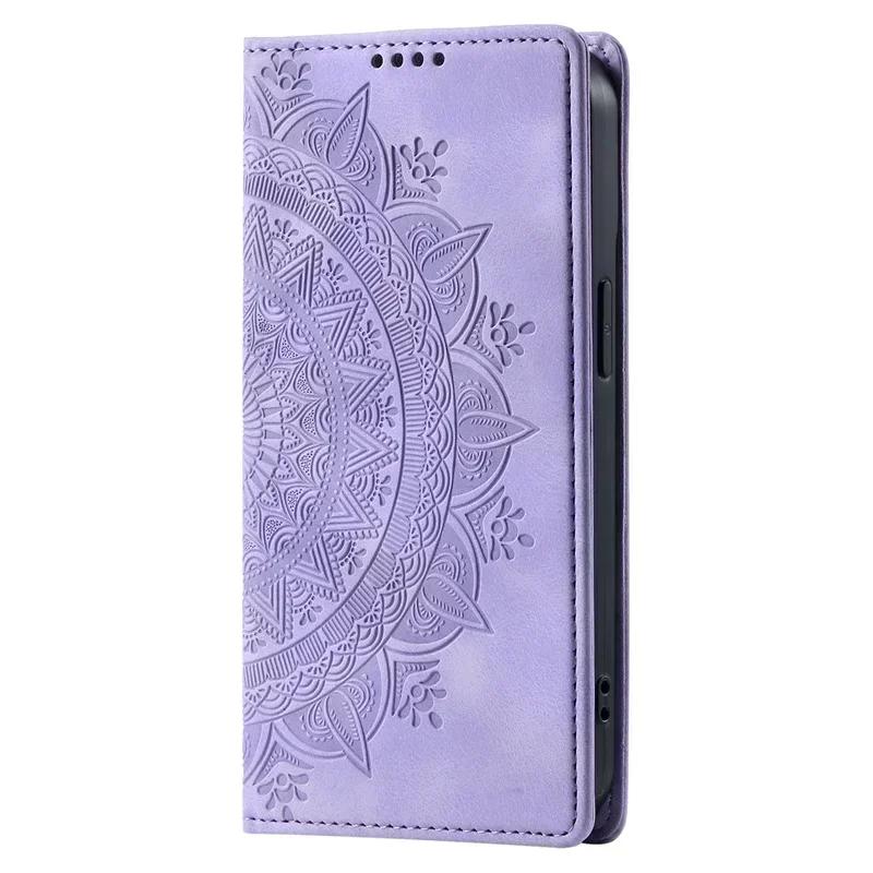 Totem Flower Magnetic Case for Motorola Moto G34 G04 G24 G84 G54 G14 E13 G73 G53 G Play Power 5G 2024 Wallet Leather Phone Case
