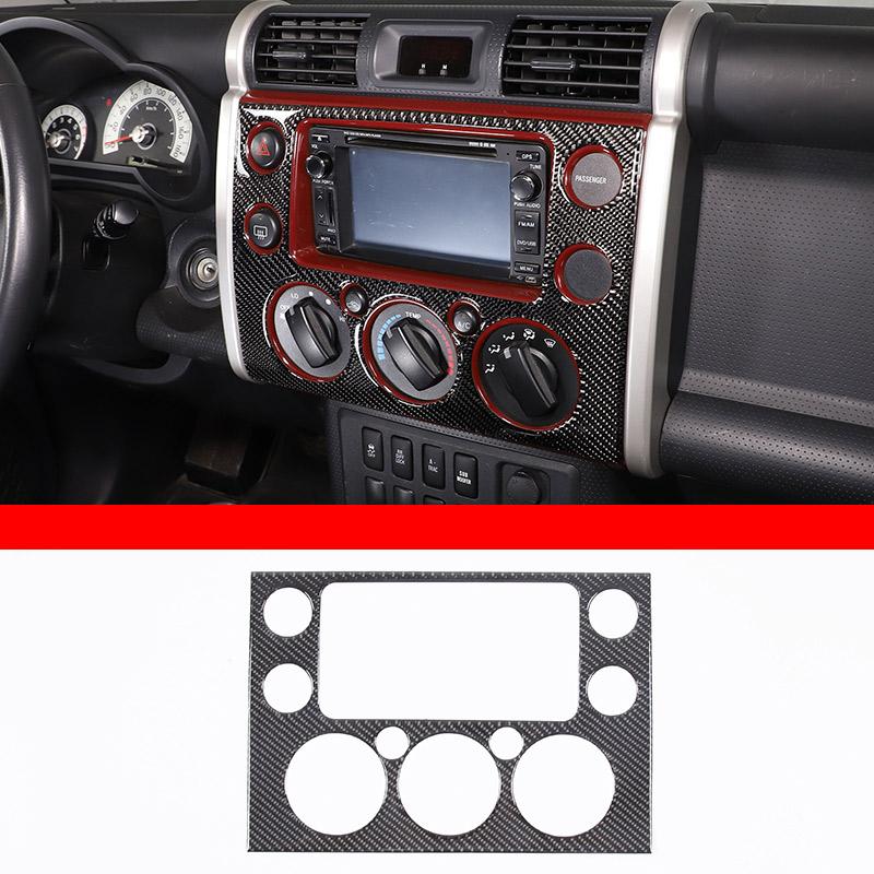 Soft Carbon Fiber For Toyota FJ Cruiser 2007-2025 Car Center Control Interior Sticker Car Modification Accessories