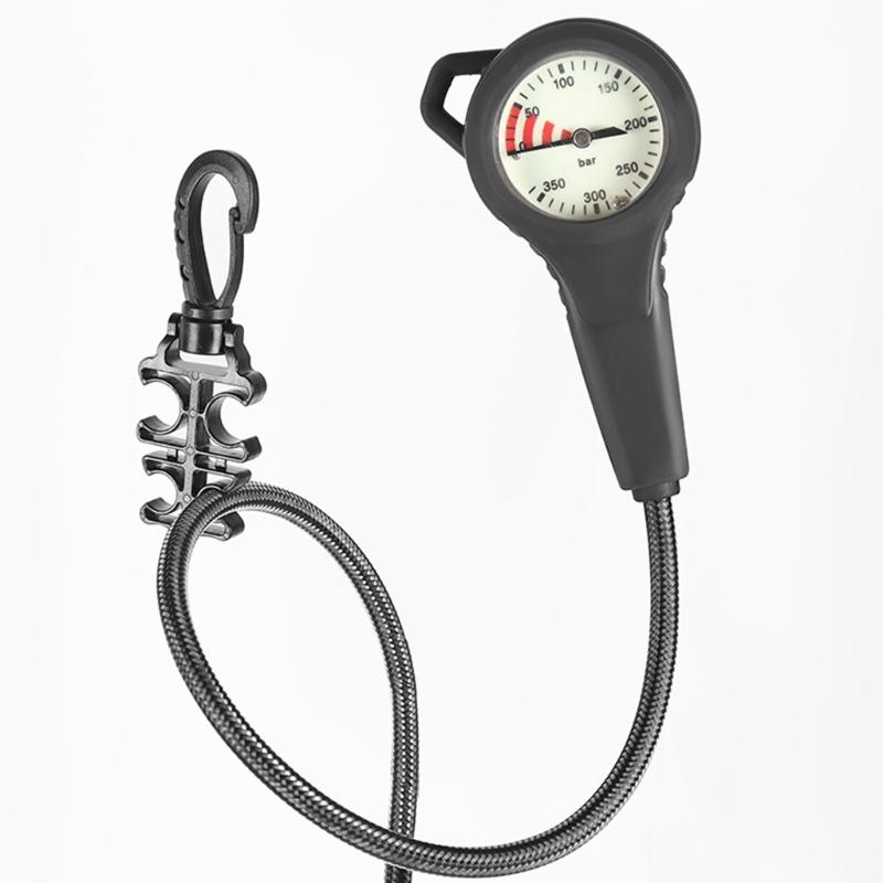 Scubas Diving Hose Holder Clip with Snap Hook Buckle Diving Double Hose Holder Clip Diving Double BCD Hose Clip Enduring