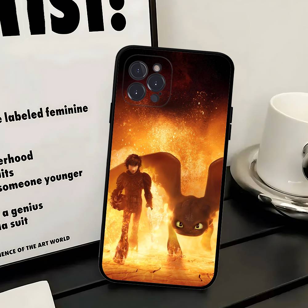 

Lovely Couple Toothless Fury Dragon Phone Cover Case For IPhone 13 12 11 17 Pro Max 17 15 16 14 Plus 17Air iPhone 11 pro