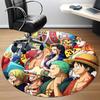 1pc One Piece Crew Office Round Area Rug, Under Office Chairs Bedroom Living Room Home Decor, Room Deco, Available in Various Sizes127