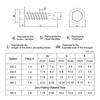 Hex Washer Head Self Drilling Tapping Screw Stainless Steel/Color Zinc M4.2 M4.8 M5.5 M6.3 Hardiflex Screws for Sheet Metal