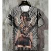 2026 Samurai Style T shirt 3D Sexy Girl Tattoo Beauty Graphic Print Summer Top Men Short Sleeve Oversized Street Unisex T-shirt