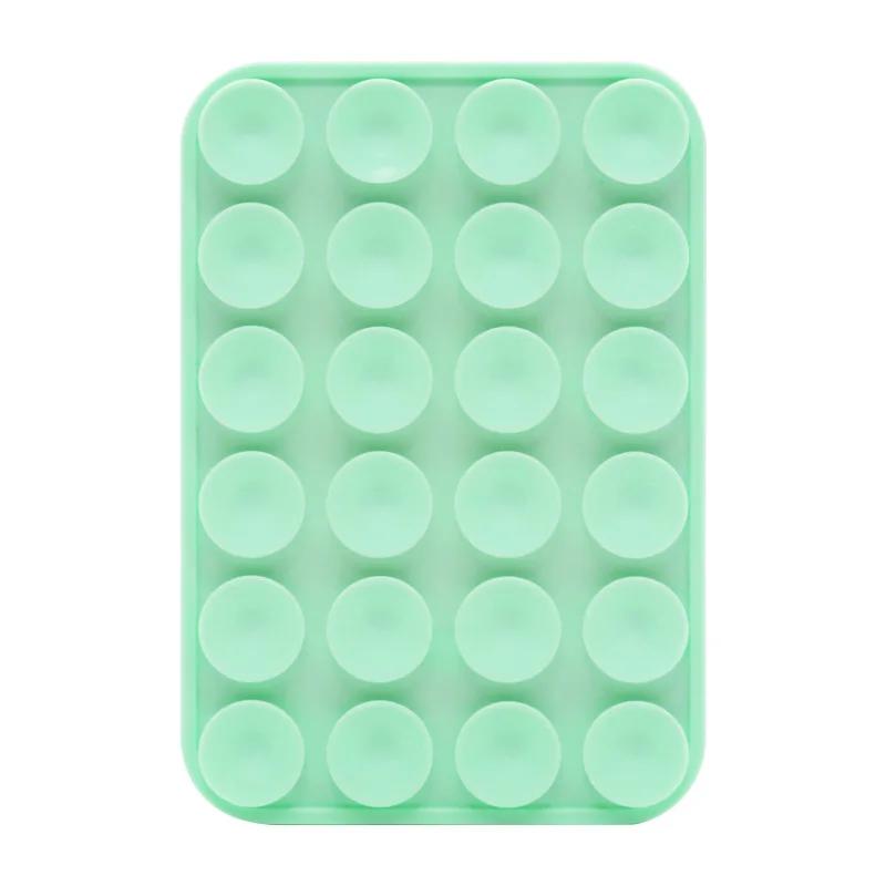 Double Side Silicone Suction Pad For Mobile Phone Fixture Suction Cup Backed Adhesive Silicone Rubber Sucker Pad For Fixing Tool