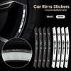 Usgm4 4Pcs Aluminum Car Badge Styling Wheel Hub Rims Decor Stickers For For 159 Giulietta Mito 147 Stelvio 156 Volante