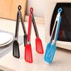 1Pc Stainless Steel Food Tong Dessert Pastry Tweezer BBQ Clip Salad Nylon Shank Cooking Clamp Kitchen Baking Tool