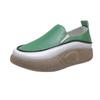 Women's Plus Size Sports Shoes Thick Sponge Cake Sole Solid Color Casual Single Shoes Round Headed Sneaker Shoes 35-44