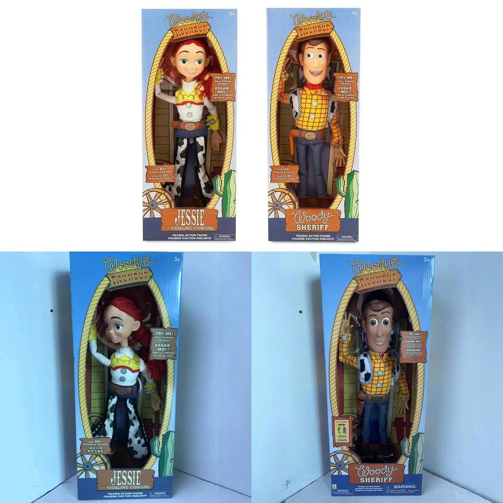 Toy Story Jessie e Woody Figure Parlanti e Luminose per Bambini e Collezionisti