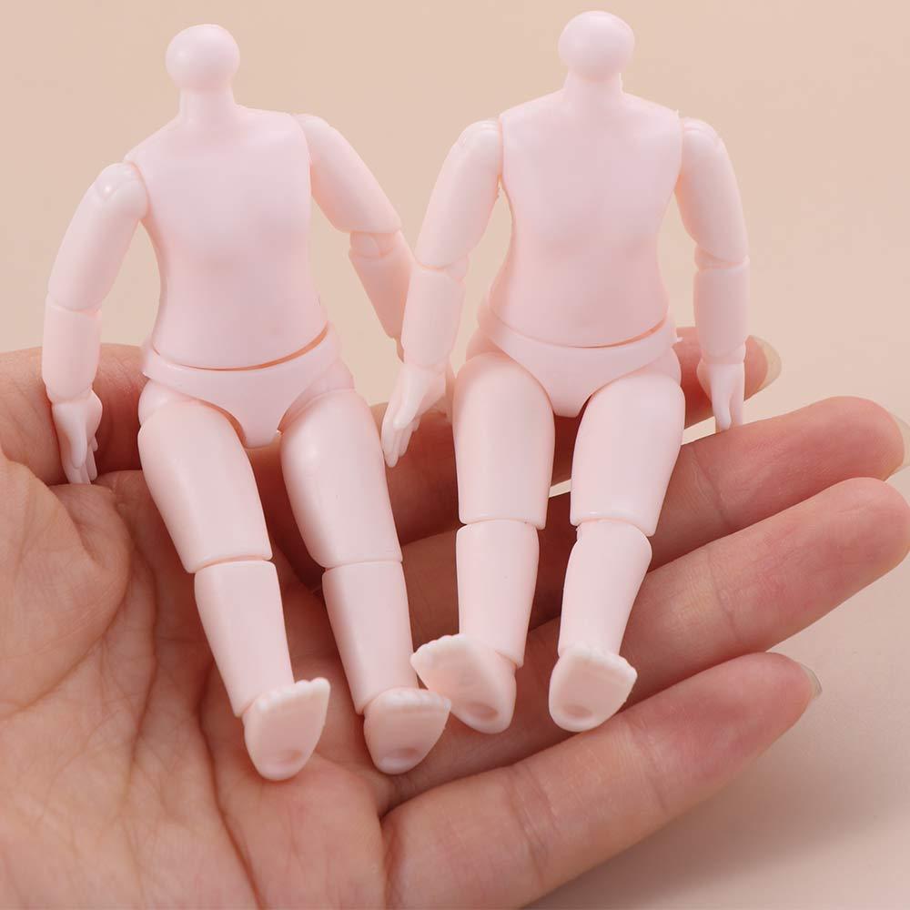 9.5cm Height Doll Body Multi Joints Jointed Nude Dolls Girls Gift Nude Doll Toys  Gsc Ob11