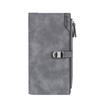 Crossborder Style Ladies Long Wallet With Solid Color Design And Letter Print