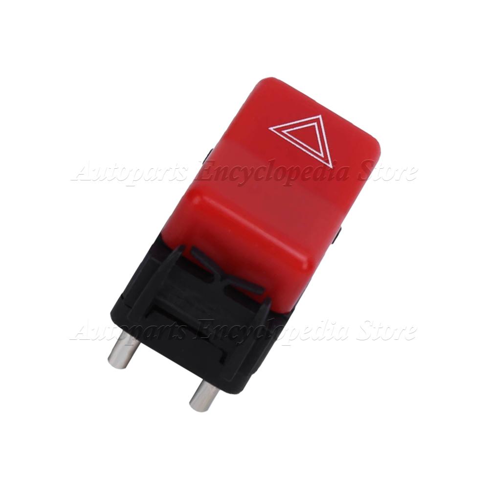 Car Warning Hazard Light Switch 1248200110 For Mercedes W124 W201 W202 Red Replacement Auto Accessories