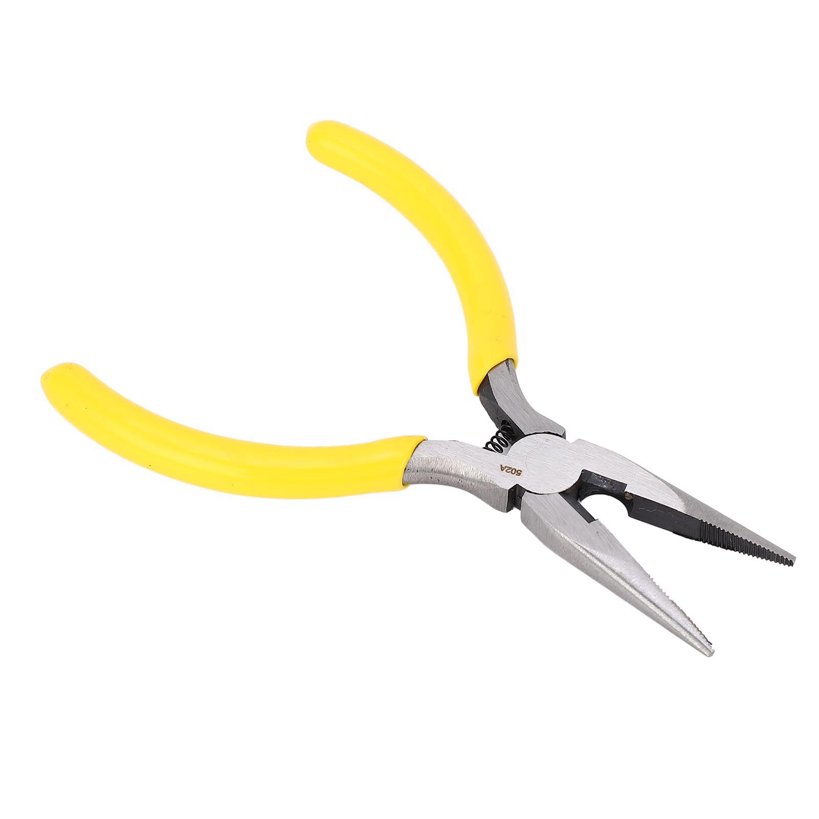 

5-дюймовые плоскогубцы с длинным носом, устойчивые к ржавчине, плоскогубцы из высокоуглеродистой стали с эргономичной резиновой ручкой, устойчивой к скольжению