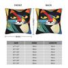 Picasso Cat Oil Pillow Case  Comfy Pillow Cover For Sofa Couch Bed Living Room Retro Trendy Pillowcases