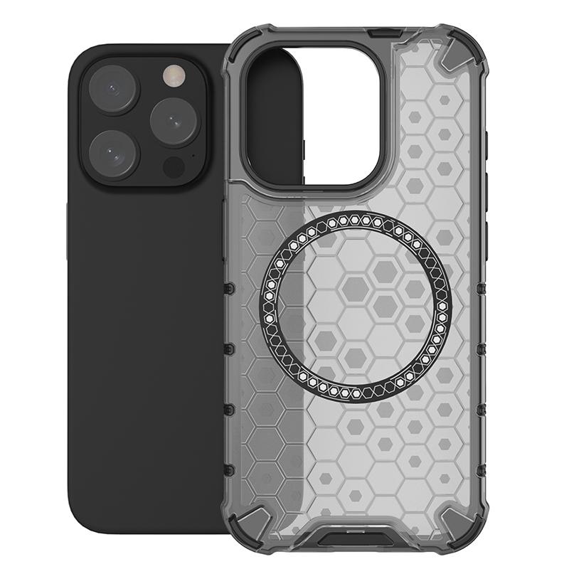 Custodia Trasparente di Lusso Magnetica Magsafe per Ricarica Wireless per IPhone 15 14 Plus 13 12 11 Pro Max Cover Antiurto a Protezione Completa