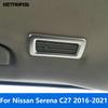 Car Roof Rear Air Condition Vent Outlet Cover Trim For Nissan Serena C27 2016-  Matte Interior Accessories Car Styling
