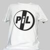 Píldora (Public Image LTD) Camiseta Blanca / LOGO NEGRO John Lydon / Sex Pistols