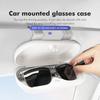 Suede Car Sun Visor Glasses Case Organizer Box Sunshade Holder For Citroen C4 C3 C5 C1 C2 C6 C4L DS3 DS4 Berlingo Picasso Jumper aiv256