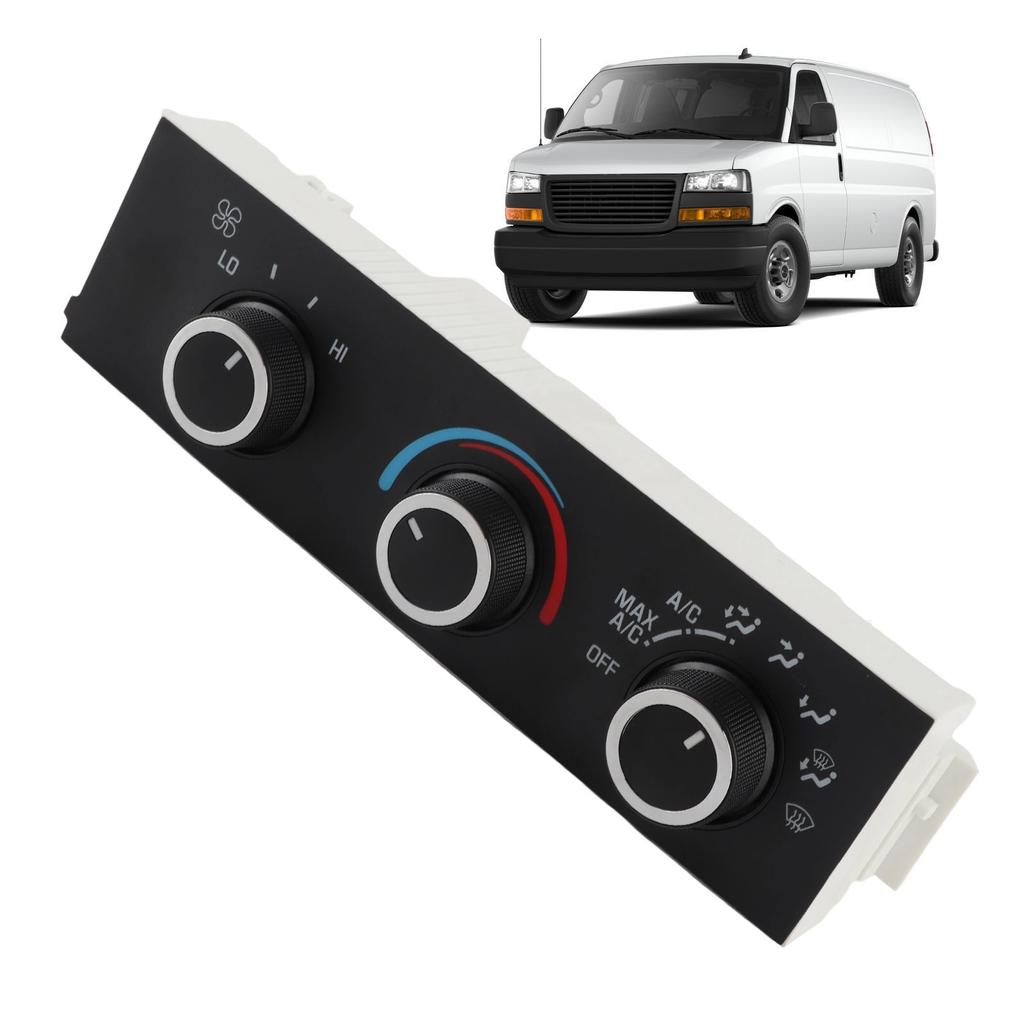 Car Front Climate Control Module 599‑217 Replacement HVAC Control Module for Express 1500 2500 3500 4500 Astro
