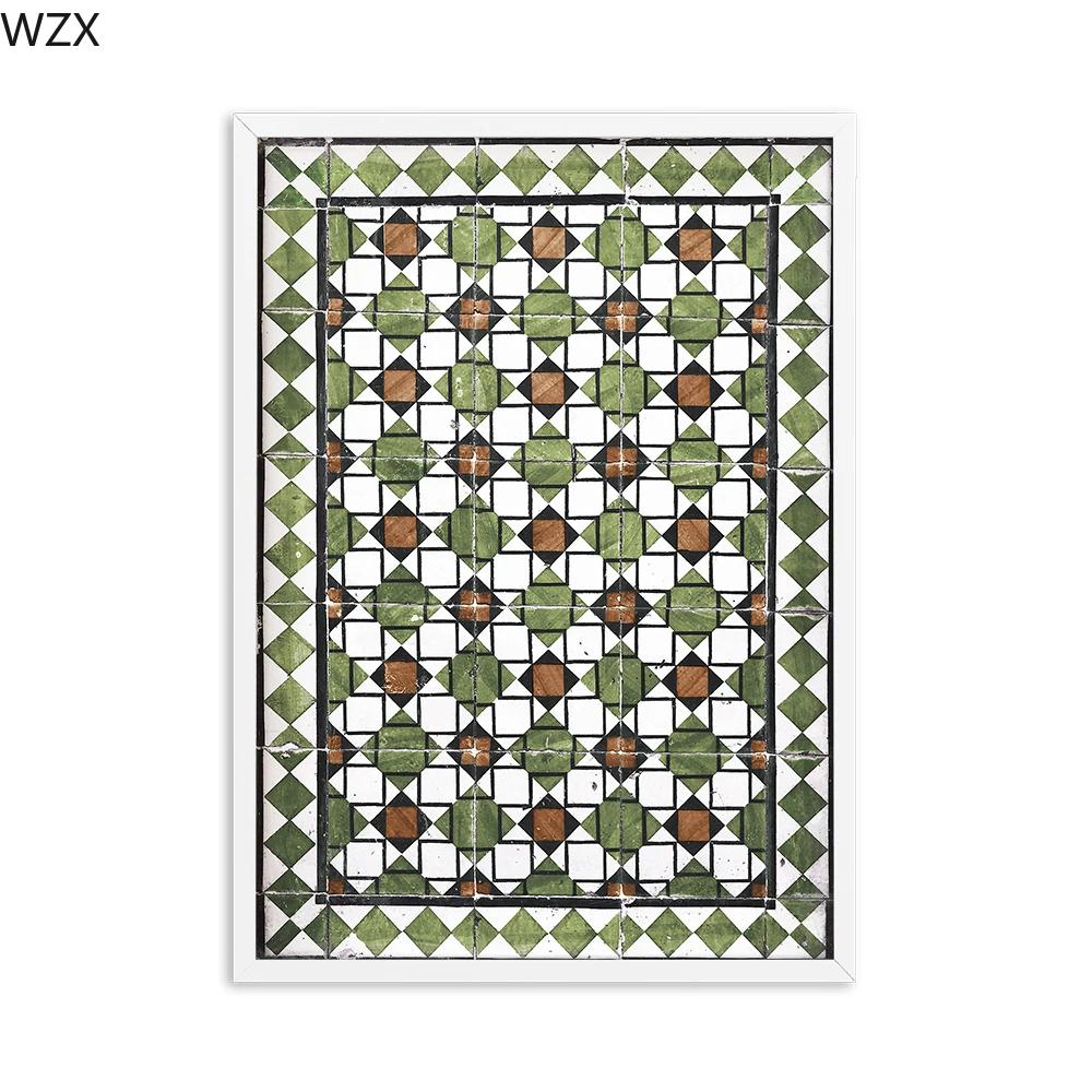 Mediterranean Canvas Painting Portugal Landscape Posters And Prints Picture Living RoomArt WallHome Summer Decoration