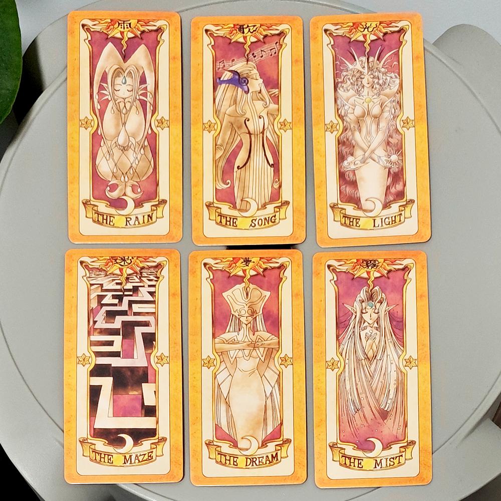 Magical Cardcaptor Sakura Clow Card Deck - 56 Pcs Anime Cards for Cosplay and Display 11*5.5cm