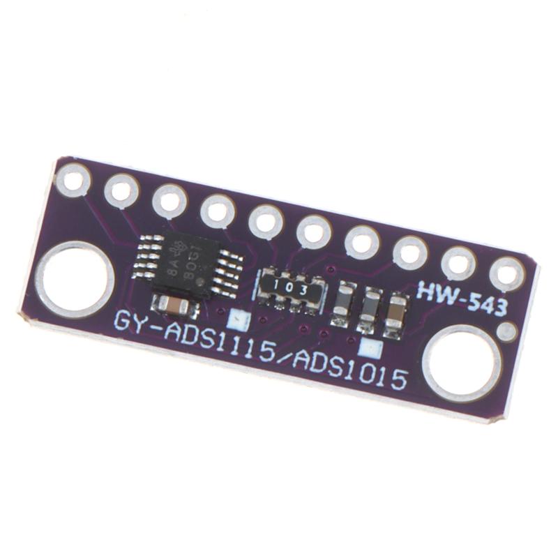 ADS1115 16Bit ADC Module 4 Channel Adjustable Gain High Precision Board for Industrial Measurement Raspberry Pi Electronic Hobbyist Use