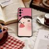 Abstract Facial Expression Phone Case For Samsung S25,S24,S21,S22,S23,S30,Ultra,S20,Plus,Fe,Soft Silicone Black Cover