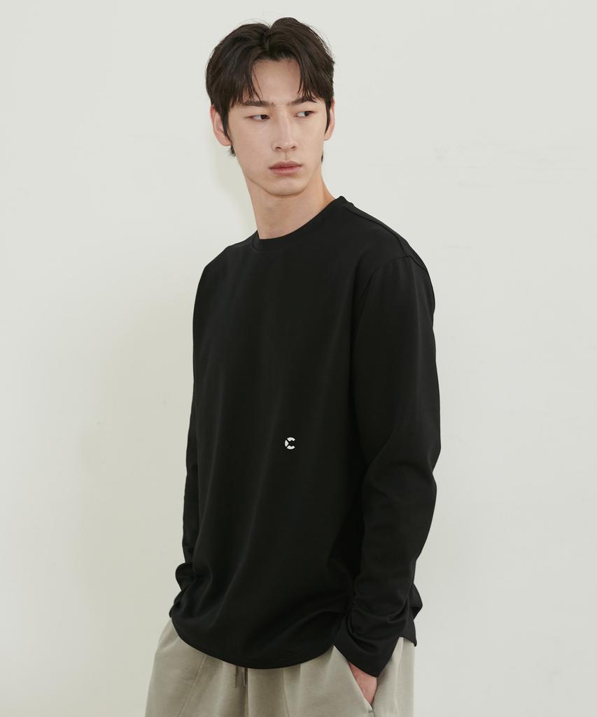 Chaebteoegseu Semi-Overfit Soft Long Sleeve (Black)