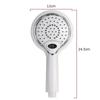 1pc LED Shower Spray Automatic Digital Temperature Sensor 3 Colors Change Water Powered New Shower Head Bathroom Accessories