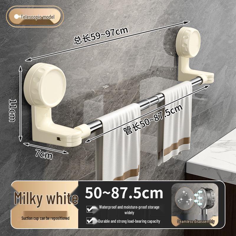 Popular Rotatable Suction Cup Towel & Shoe Rack - No-Drill, Space-Saving Bathroom Storage Solution